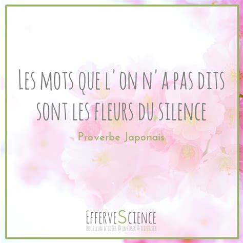 Les fleurs du silence